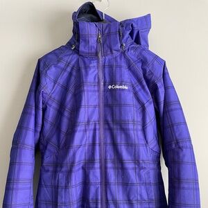 2 in 1 Purple/Navy Blue Winter Jacket Columbia